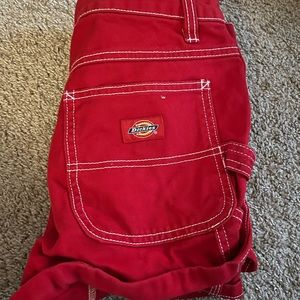 Red dickies shorts